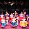 Tec y UANL participaron en el encuentro folklórico universitario, en el Auditorio Luis Elizondo.