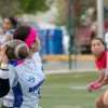 Equipo femenil de tochito en torneo nacional