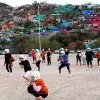 Equipo de Cardenales Campana Altamira entrenando en campo en la Campana.