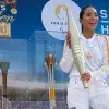 Diana Flores participa en recorrido de antorcha olímpica 2024