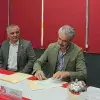 Firma de convenio Tec campus Puebla con banco de alimentos