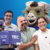 Alumnos ganadores de la beca Líderes del Mañana campus Ciudad Obregón