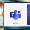 Computadora con logotipo de Microsoft Teams