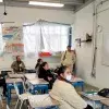 Mauricio y Carlos Andrés impartiendo taller a padres de familia