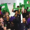 Porra del equipo Abtomat 3480 durante el Regional León