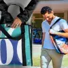 Productos de The after life collection, que convierten lonas publicitarias en tote bags y estuches