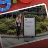 Ana en las instalaciones de Google