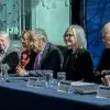 Directivos del Tecnológico de Monterrey y Fundación Comunitaria de Puebla durante la firma de convenio de colaboración científica en campus Puebla