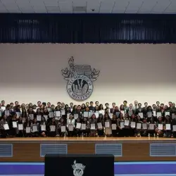 Alumnos reconocidos por su desempeño