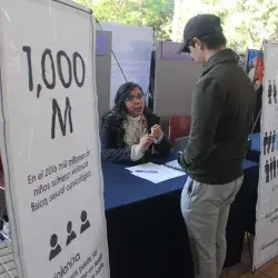 Alrededor de 50 Asociaciones Civiles participaron en la Feria de Servicio Social.
