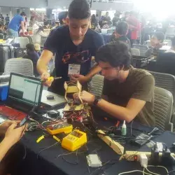 Participantes en el Torneo Mexicano de Robótica