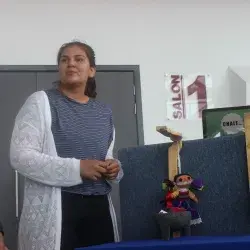 alumnos de clase Arte de PrepaTec Qro