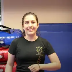 Alumna participante del mundial de kenpo