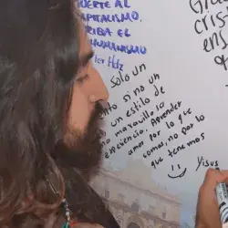 Alumnos plasmaron su sentir durante el cierre
