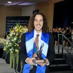 Alberto Pickering Dubovoy, mejor promedio de la generación 2018.