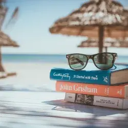 Libros en la playa