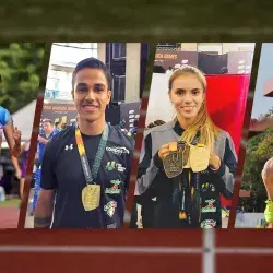 Deportistas de atletismo en el Tec en Juegos Panamericanos Universitarios