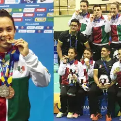 Sabrina Solís conquista el oro, plata y bronce en Barranquilla 2018.