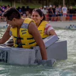 La Regata Industrial organizada por la Sociedad de Alumnos de Ingeniería Industrial y de Sistemas (SAIIS), se llevó a cabo en las instalaciones del parque acuático Ixtapan de la Sal en el Estado de México.