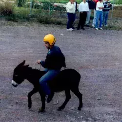 En las primeros años del campus se realizaban con éxito carreras de burros  como actividades para los alumnos