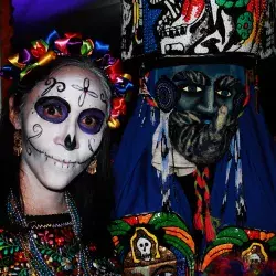 Omeyocan festividad del Día de Muertos