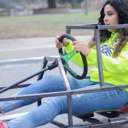 ¡Corren sin motor! Equipo de Tampico, cuarto lugar en carrera de autos