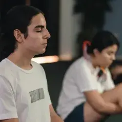 Alumnos meditación