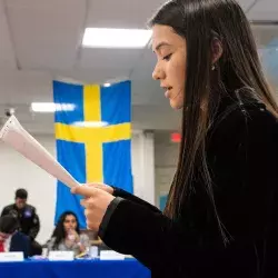 Alumna en debate de MUNMX 2019