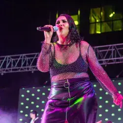 Victoria Rendón, durante su presentación en el Tecla Fest