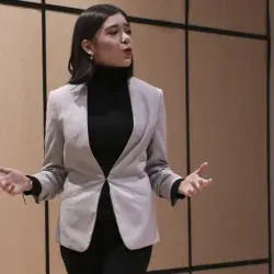 Ximena Almazán ganó el concurso de comunicación. 