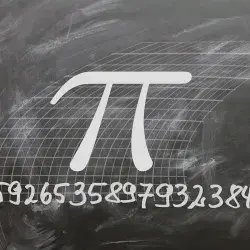 Número pi representado con 25 decimales