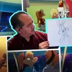 Luis Manuel Villarreal fue uno de los artistas que hicieron la animación en 2D de la película Space Jam 2.