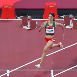 Paola Morán en la semifinal de los Juegos Olímpicos de Tokio 2020