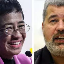 María Ressa y Dmitry Muratov fueron los ganadores del Nobel de la Paz 2021