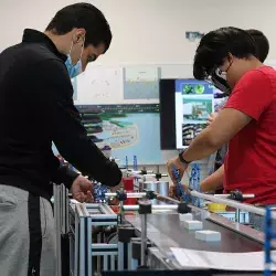 Alumnos del Tec Guadalajara crearon una simulación de cadena de suministro en la Semana de Innovación.