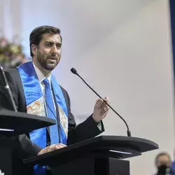 Juan Pablo Murra se dirigió mensaje a los recién graduados del campus Querétaro