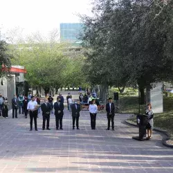 Realizan guardia de honor en memoria de Jorge y Javier