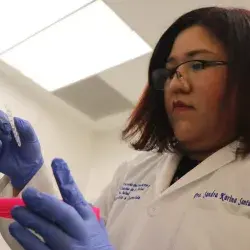 La científica que estudia el cáncer de mama a nivel molecular