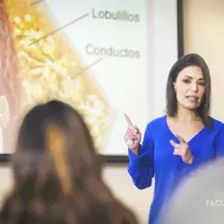 Cynthia Villarreal Garza, directora de Oncología del Centro de Cáncer de Mama de TecSalud, fue postulada a recibir el premio internacional.