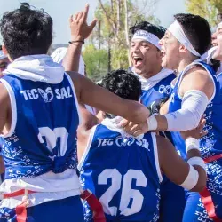 Equipo varonil Flag football campeón CONADEIP 2022