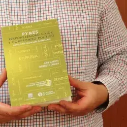 Profesor del Tec Guadalajara presentó libro sobre pymes y ciudadanía empresarial.