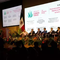 Mexico Carbon Forum, encuentro sobre huella de carbono con 500 especialistas en cambio climático. 