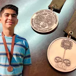 Miguel Yared Valenzuela ganó medalla de bronce en Olimpiada Mexicana de Matemáticas