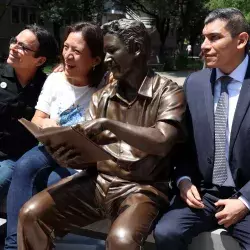 Inmortalizados: Tec devela estatuas en honor a profesores y profesoras