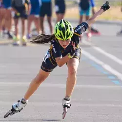 María Fernanda Ordaz, representante chiapaneca de patinaje en ruedas