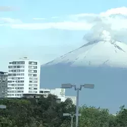 El volcán Popocatépetl ha sido eterno guardián de la ciudad de Puebla.