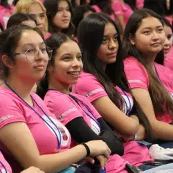 Las participantes del evento Exploradoras de Códigos