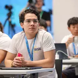 Luciano Reyes, estudiante de la PrepaTec Cuernavaca, participó en el Residential Summit de RISE en Londres, Inglaterra.