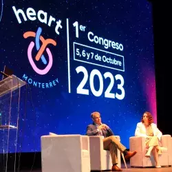 Especialistas de TecSalud participaron en el primer Congreso Heart Monterrey, para compartir experiencias.