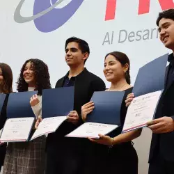 Alumnos del campus Monterrey galardonados con el Premio FRISA 2023.